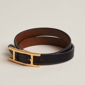 Hermes Behapi Double Tour Bracelet